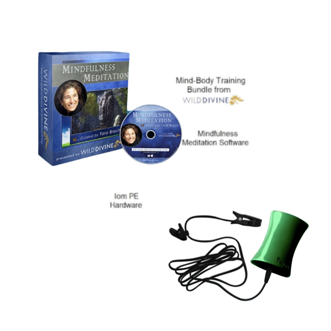 Wild Divine HRV biofeedback bundle - Mindfulness Meditation & IOM PE